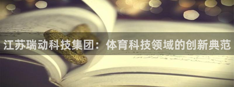 江苏瑞动科技集团：体育科技领域的创新典范